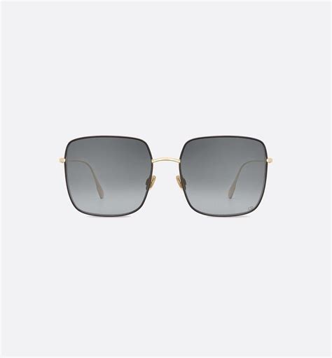 DiorStellaire1 Black Square Sunglasses 